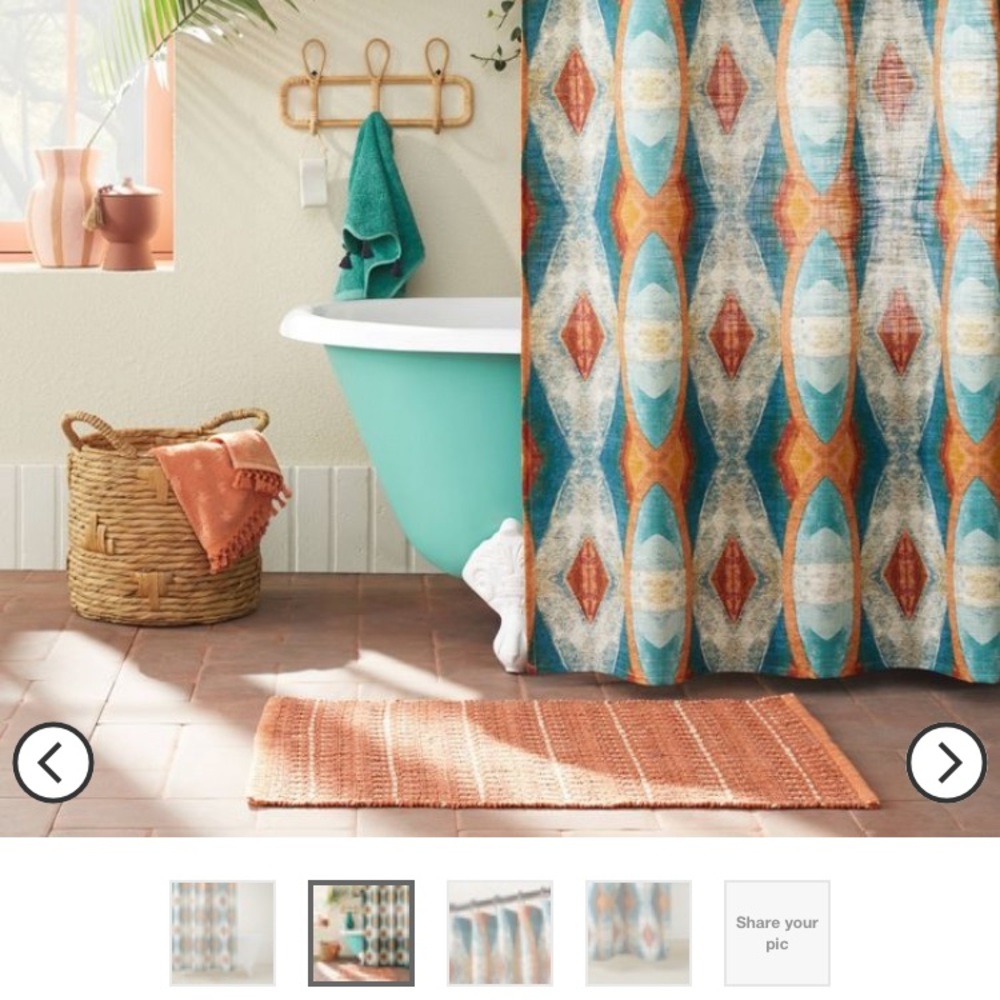 Jungalow with Opal house Shower Curtain